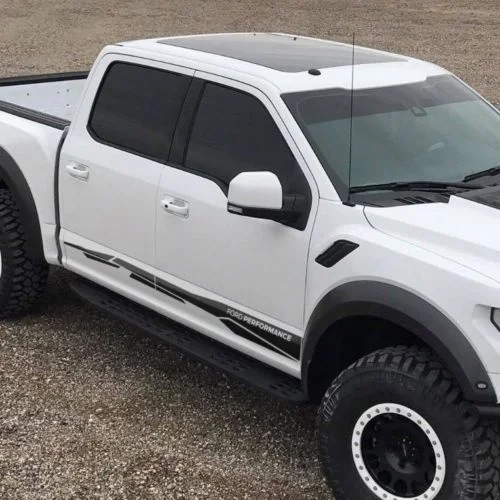 For 1Pair/2Pcs Ford F-150 Raptor 2017 graphics side stripe decal sticker retro Performance
For 1Pair/2Pcs Ford F-150 Raptor 2017 graphics side stripe decal sticker retro Performance