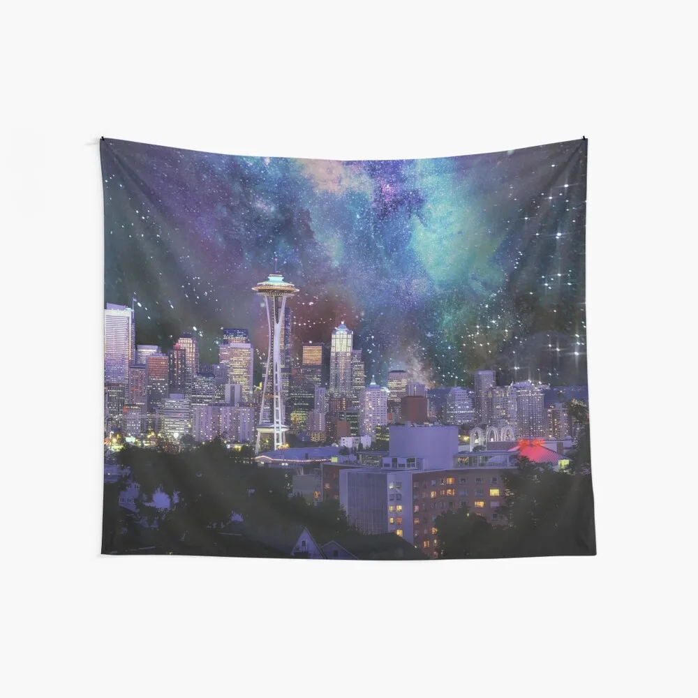 Spacey Seattle Wall Art Custom Wall Coverings Decorative Blanket Psychedelic Decor Tapestries
Spacey Seattle Wall Art Custom Wall Coverings Decorative Blanket Psychedelic Decor Tapestries