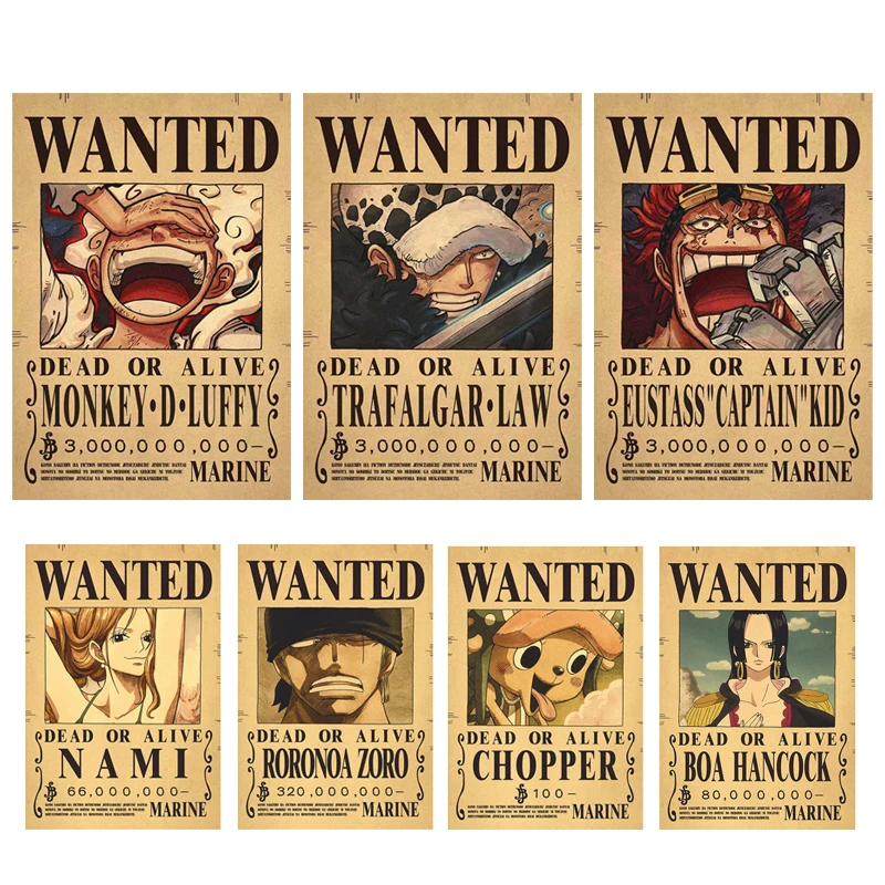 2022 Аниме One Piece Luffy 3 Billion Bounty want Posters четыре императора Kids Action фигурки Vintage декоративный настенный плакат New
2022 Аниме One Piece Luffy 3 Billion Bounty want Posters четыре императора Kids Action фигурки Vintage декоративный настенный плакат New