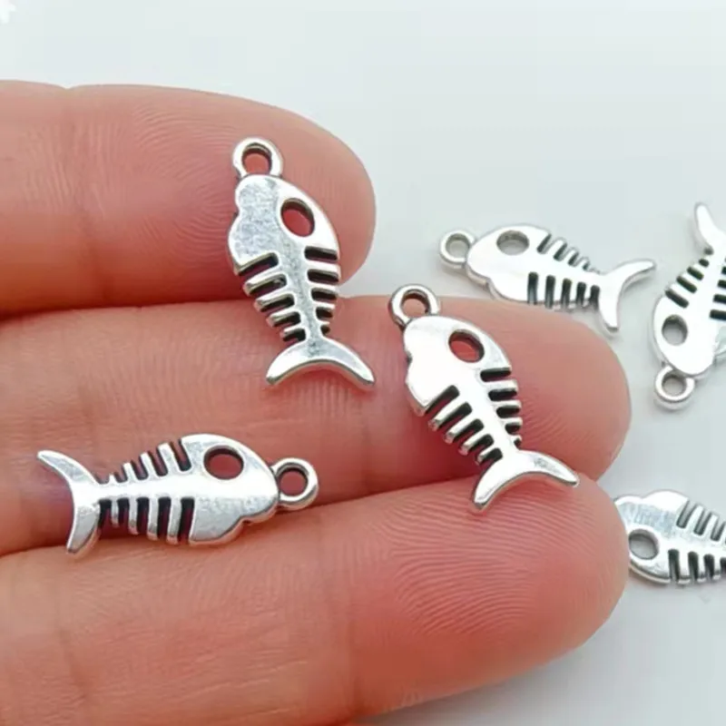 20pcs 18*7mm Antique Silver Color Fish Bone Charms Pendant For Jewelry Making DIY Jewelry Findings
20pcs 18*7mm Antique Silver Color Fish Bone Charms Pendant For Jewelry Making DIY Jewelry Findings