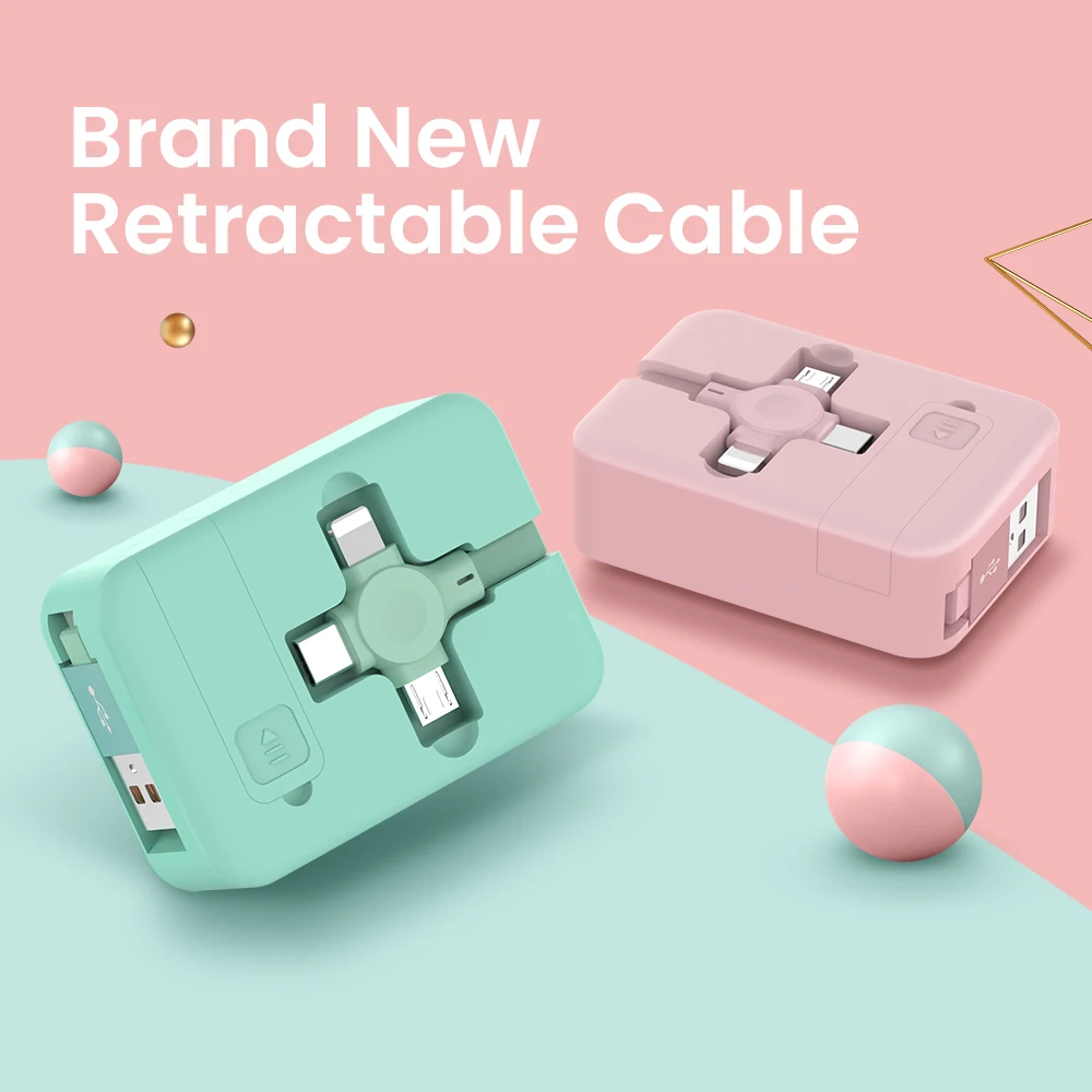 4 In 1 Retractable Lightning 8 Pin/USB Type C/Micro USB Cable For iPhone14 13 Pro Phone Charger Data Cable Cord With Phone Stand
4 In 1 Retractable Lightning 8 Pin/USB Type C/Micro USB Cable For iPhone14 13 Pro Phone Charger Data Cable Cord With Phone Stand