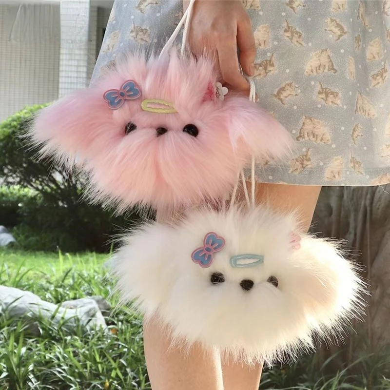Cute Maltese Dog Plush Bag Mao Mao Bao Shoulder Tote Bag Cute Gift Niche Original Diagonal Package Puppy Bag Purses Handbags
Cute Maltese Dog Plush Bag Mao Mao Bao Shoulder Tote Bag Cute Gift Niche Original Diagonal Package Puppy Bag Purses Handbags