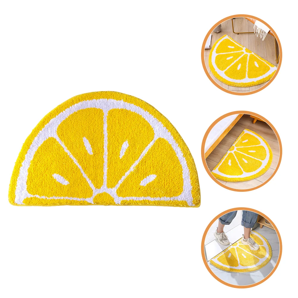 Half Circle Doormat Chair Mats Round Area Rugs Kitchen Bedroom Floor Welcome Lemon Front Outdoor 
Half Circle Doormat Chair Mats Round Area Rugs Kitchen Bedroom Floor Welcome Lemon Front Outdoor