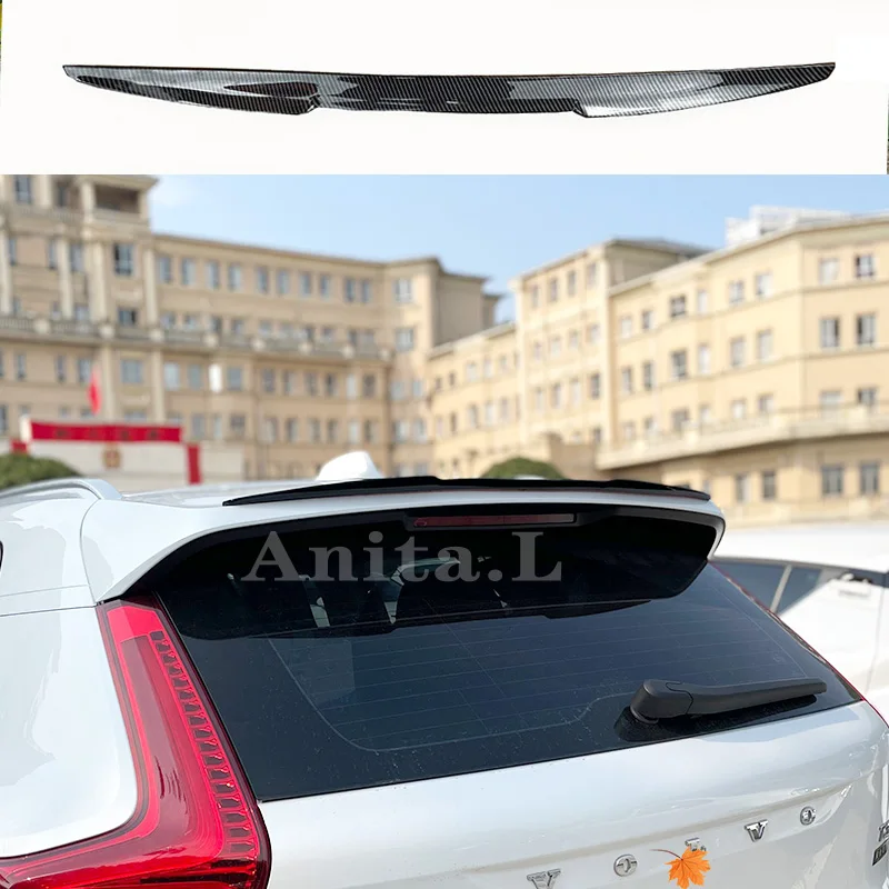 For Volvo XC40 2020--2023 Year Hatchback Roof Spoiler PU Plastic Carbon Fiber Look Black Rear Wing Body Kit Accessories Styling
For Volvo XC40 2020--2023 Year Hatchback Roof Spoiler PU Plastic Carbon Fiber Look Black Rear Wing Body Kit Accessories Styling
