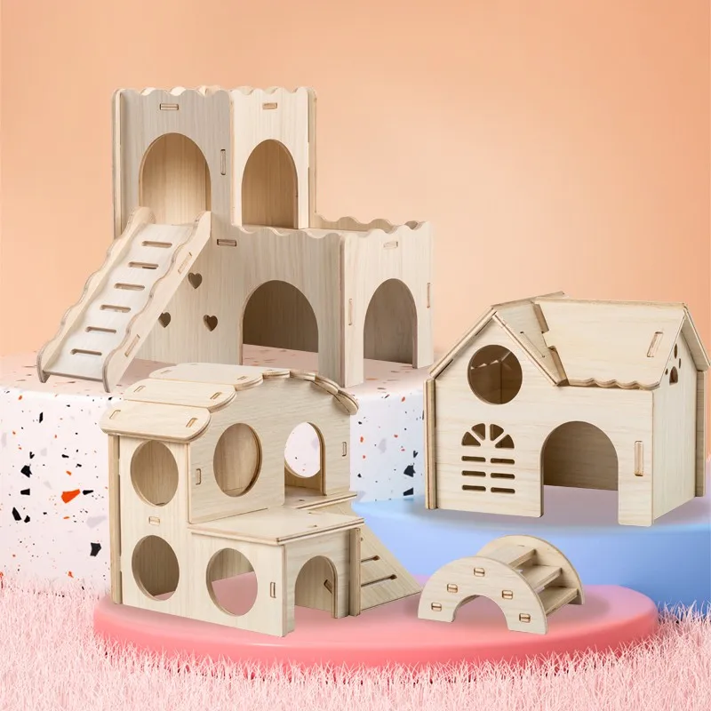 Nest Solid Products Platform Daquan Cage House Supplies House Pet Toys Wooden Ladder Landscaping Escape Small Wood Hamster House
Nest Solid Products Platform Daquan Cage House Supplies House Pet Toys Wooden Ladder Landscaping Escape Small Wood Hamster House