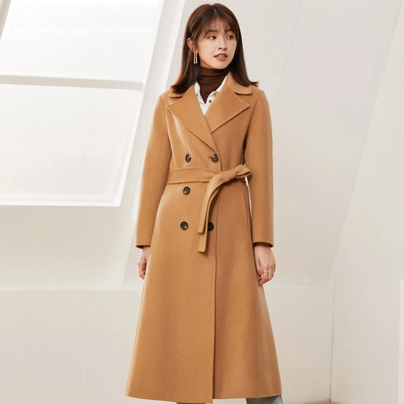100% Wool Suit Collar Double-Breasted Mid-Length Trench Coat Women's 2022 Spring And Autumn Light Luxury Professional Coat
100% Wool Suit Collar Double-Breasted Mid-Length Trench Coat Women's 2022 Spring And Autumn Light Luxury Professional Coat