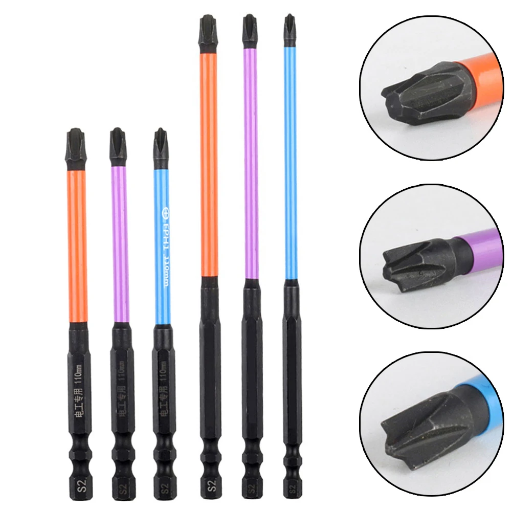 6pcs Special Slotted Cross Screwdriver Bit For Electrician FPH1 FPH2 FPH3 Screwdriver Bits 110mm+150mm Multifunctional Hand Tool
6pcs Special Slotted Cross Screwdriver Bit For Electrician FPH1 FPH2 FPH3 Screwdriver Bits 110mm+150mm Multifunctional Hand Tool