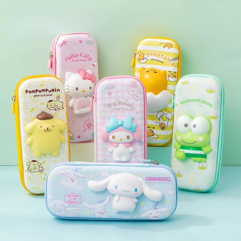Sanrio Hello Kitty Melody Cinnamoroll Cute Girl Pencil Case Kids Kawaii Stationery Storage Box Cartoon Stationery Pen Bag Gifts
Sanrio Hello Kitty Melody Cinnamoroll Cute Girl Pencil Case Kids Kawaii Stationery Storage Box Cartoon Stationery Pen Bag Gifts