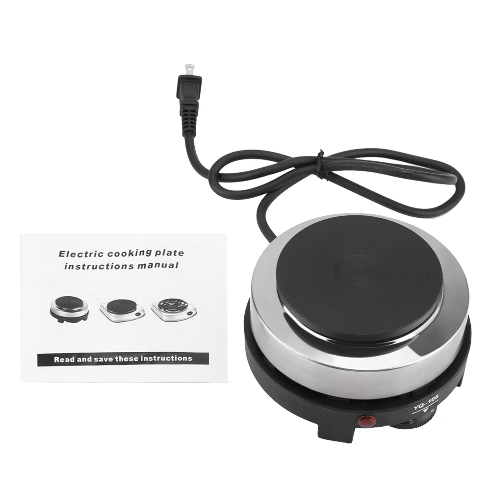 Portable 500W Electric Mini Stove Hot Plate Multifunction Home Heater (US Plug 110V)
Portable 500W Electric Mini Stove Hot Plate Multifunction Home Heater (US Plug 110V)