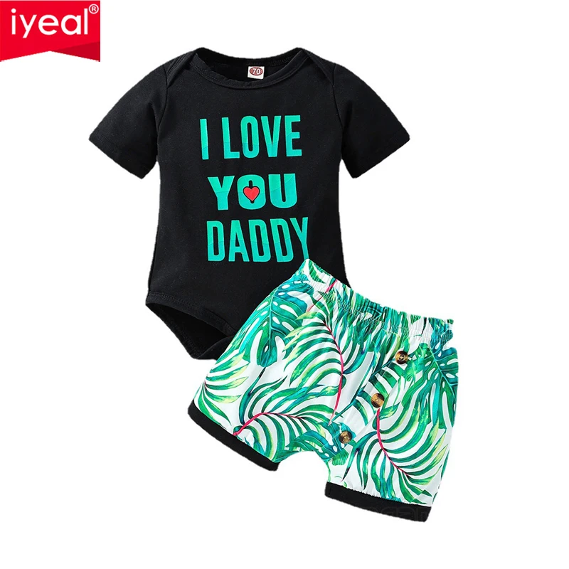 IYEAL Baby Boys I Love Dad Letter Print Casual Bodysuits +Shorts Set Baby Boys Rompers Short Sleeve Summer Infant Outfits
IYEAL Baby Boys I Love Dad Letter Print Casual Bodysuits +Shorts Set Baby Boys Rompers Short Sleeve Summer Infant Outfits