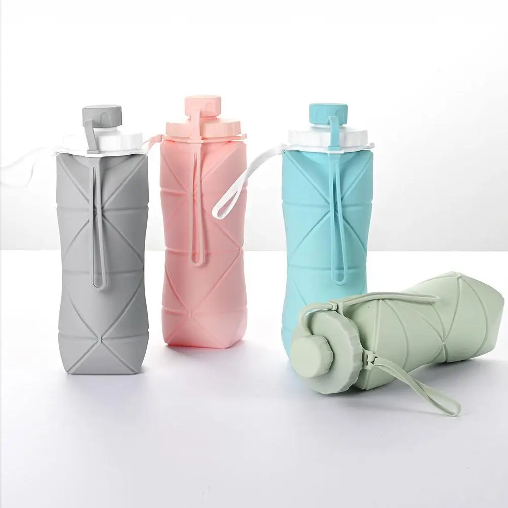 600ml Silicone Folding Water Cup Portable Large Capacity Lightweight Outdoor Sports Thermostability Food Grade Water Bottle
600ml Silicone Folding Water Cup Portable Large Capacity Lightweight Outdoor Sports Thermostability Food Grade Water Bottle