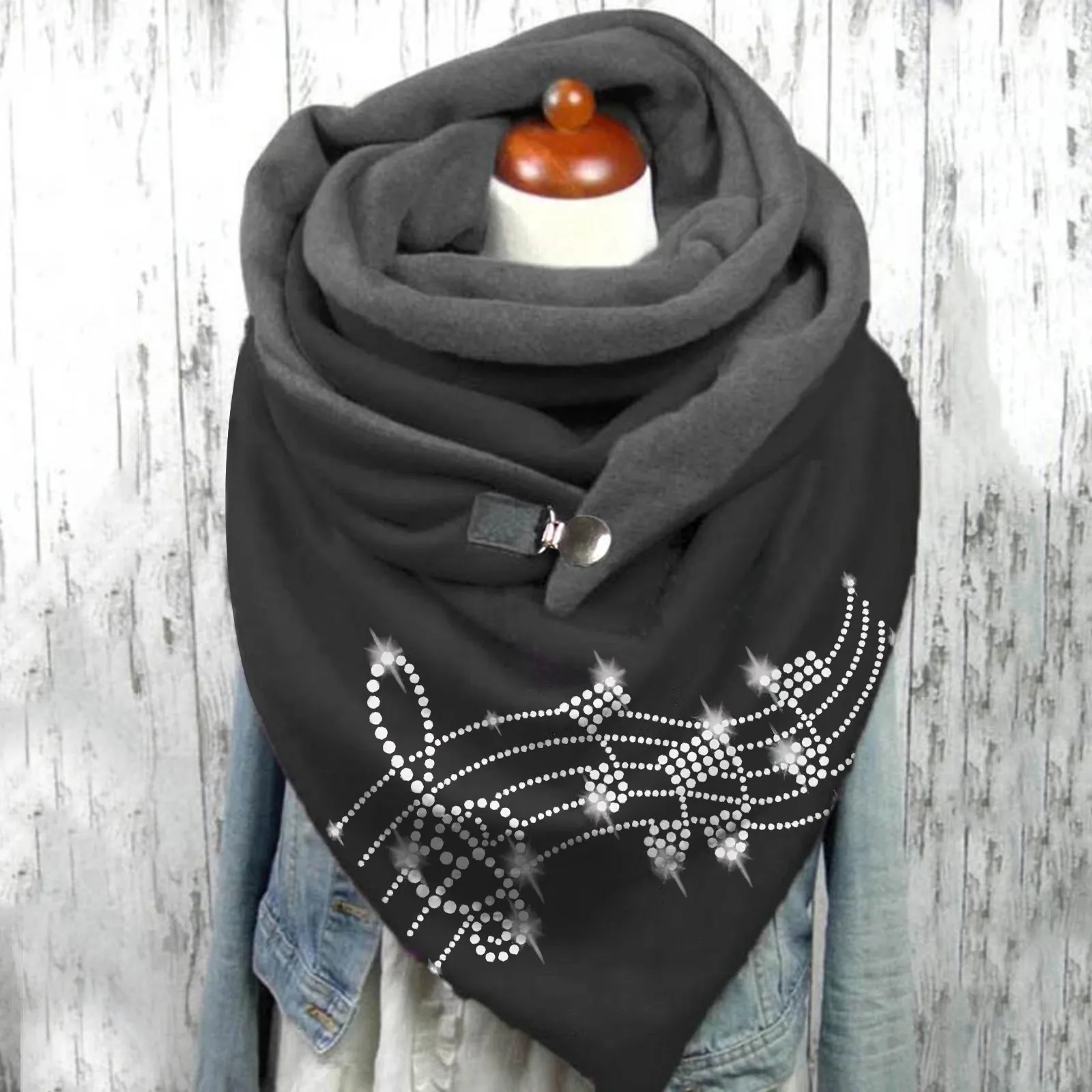 Autumn and Winter New Scarf Women Printing Button Shawls Casual Warm Accessories Female Soft Fashion Scarves Wrap Women Scarf
Autumn and Winter New Scarf Women Printing Button Shawls Casual Warm Accessories Female Soft Fashion Scarves Wrap Women Scarf
