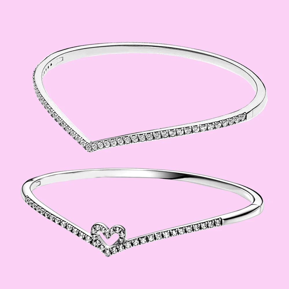 925 Sterling Silver Sparkling Bone Heart Bracelet Fit Original Europe Bead Charm Jewelry For Women Party Gifts
925 Sterling Silver Sparkling Bone Heart Bracelet Fit Original Europe Bead Charm Jewelry For Women Party Gifts