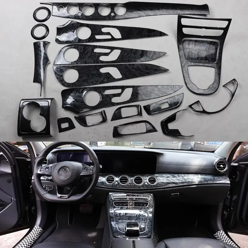 Car Interior Sequins Mouldings Modification Decorative Trim Frame Black Mahogany Color For Mercedes-Benz E Class 2016 2017 2018
Car Interior Sequins Mouldings Modification Decorative Trim Frame Black Mahogany Color For Mercedes-Benz E Class 2016 2017 2018