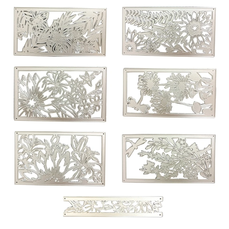 Металлические высечки Цветочная рамка тиснение трафарет высечки для изготовления карт Скрапбукинг Бумажные изделия Сделай сам шаблон фор...
Металлические высечки Цветочная рамка тиснение трафарет высечки для изготовления карт Скрапбукинг Бумажные изделия Сделай сам шаблон фор...