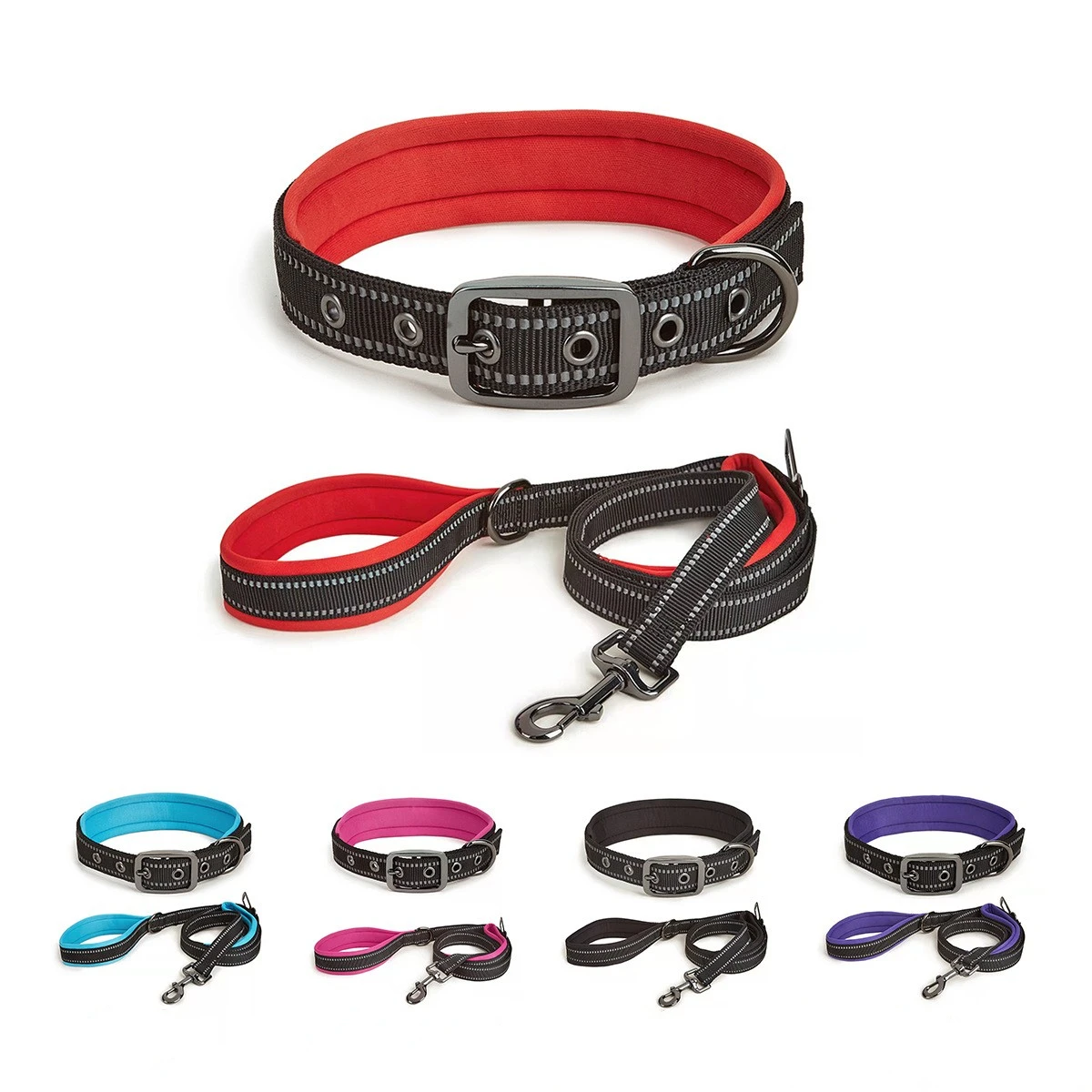 Pet Dog Collar Leashes For Puppy Thickness Adjustabel Buckle Nylon Reflective Collar For Dog Medium And Large Pet Dureable Leash
Pet Dog Collar Leashes For Puppy Thickness Adjustabel Buckle Nylon Reflective Collar For Dog Medium And Large Pet Dureable Leash