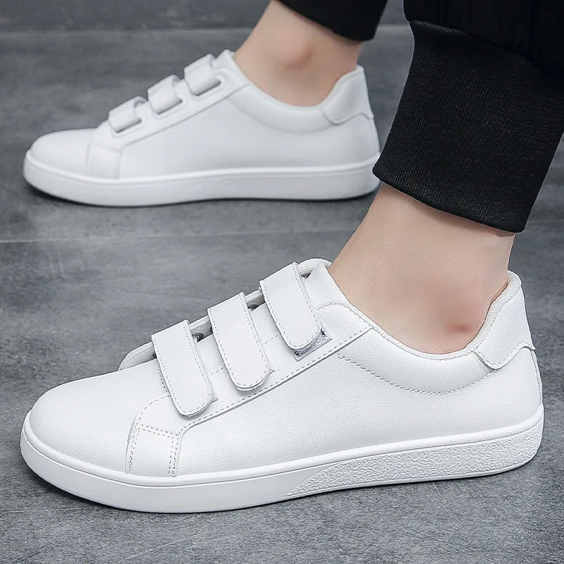 White Men's Casual Sneakers Waterproof Vulcanized Shoes for Men 2023 Spring Men Leather Shoes Comforthable Skateboard Shoe
White Men's Casual Sneakers Waterproof Vulcanized Shoes for Men 2023 Spring Men Leather Shoes Comforthable Skateboard Shoe