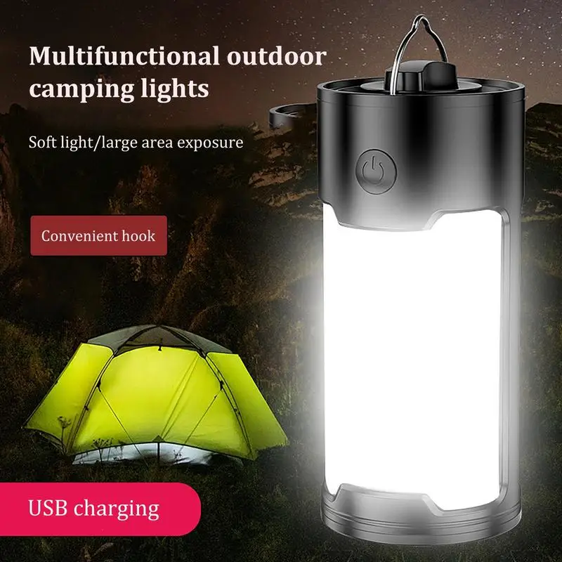 

Outdoor Camping Lanterns 800 Lumen Camping Lights Battery Powered Lamps for Night Riding Storm Fishing Survival Power Outage