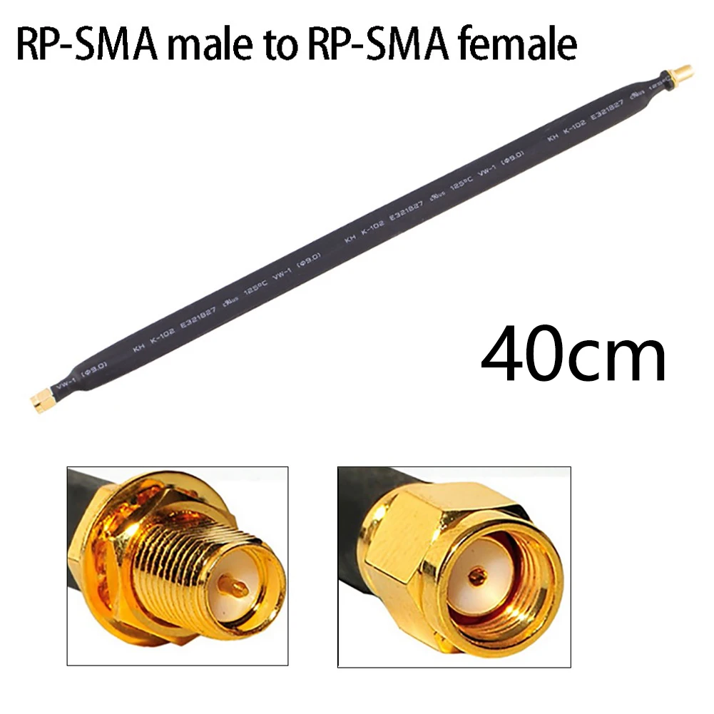 40cm RP-SMA Male To RP-SMA Female 1-Pack Flat Win Dow Coaxial Extension Pigtail 802.11ac 802.11n 802.11g 802.11b WiFi Standards
40cm RP-SMA Male To RP-SMA Female 1-Pack Flat Win Dow Coaxial Extension Pigtail 802.11ac 802.11n 802.11g 802.11b WiFi Standards