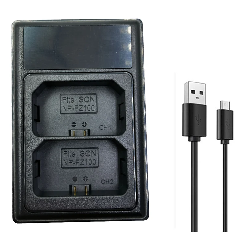 NP-FZ100 USB LCD Dual Battery Charger for Camera A7III A7RIII A7373 A7R3 A9 A7R4 A7RM4 A6500 with Type-C Port
NP-FZ100 USB LCD Dual Battery Charger for Camera A7III A7RIII A7373 A7R3 A9 A7R4 A7RM4 A6500 with Type-C Port