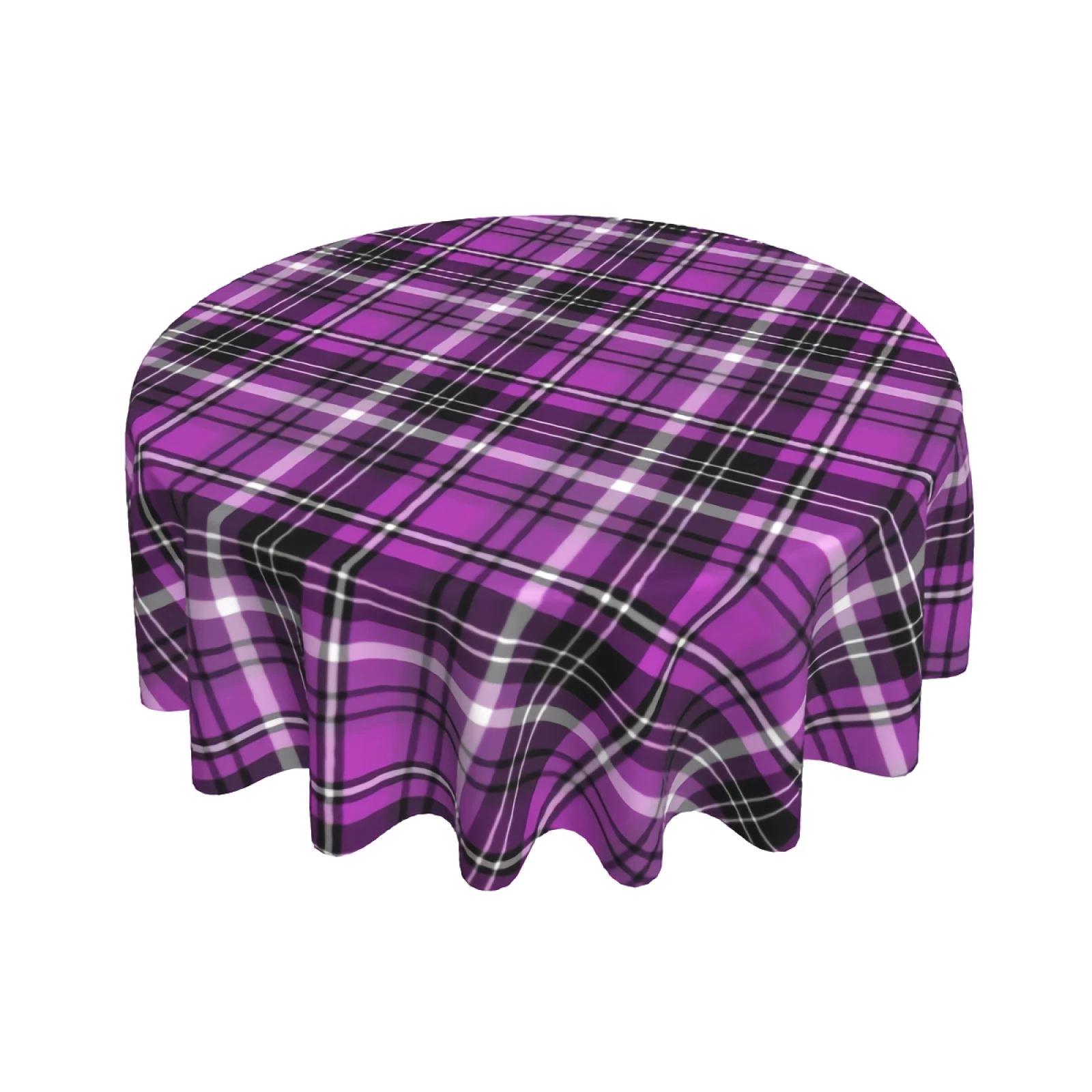 Plaid Texture Round Tablecloth, Interesting Purple Design, Circle Table Cloth Cover for Dining Room Kitchen Decoration, 60inch
Plaid Texture Round Tablecloth, Interesting Purple Design, Circle Table Cloth Cover for Dining Room Kitchen Decoration, 60inch