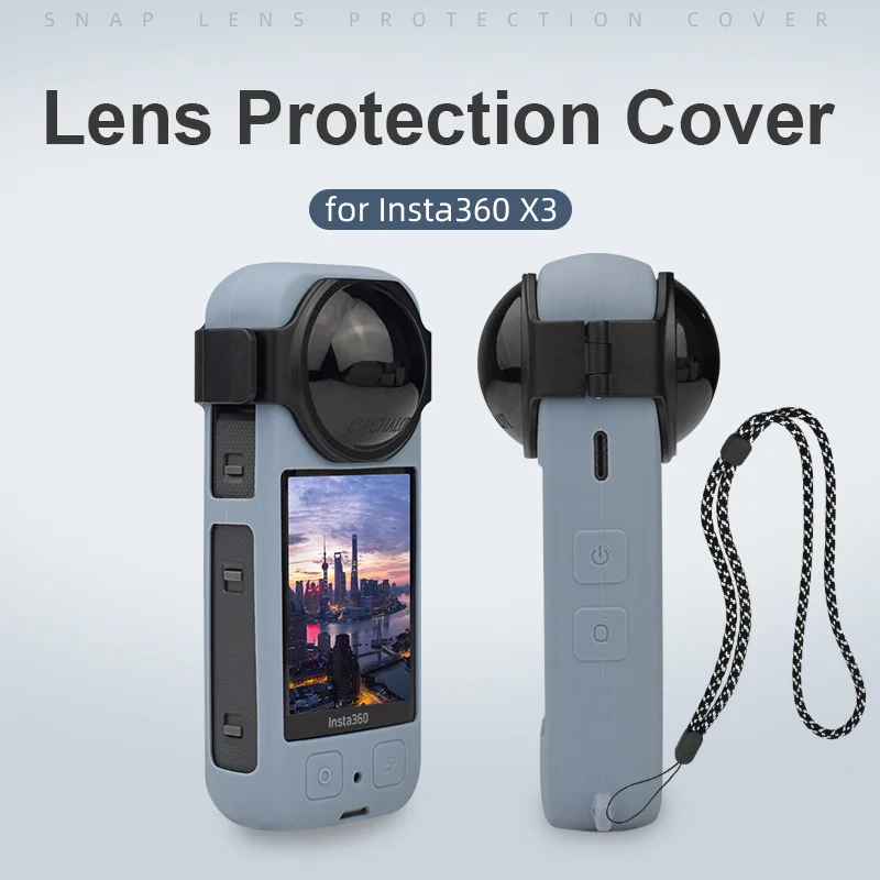 Insta360 X3 Silicone Protective Case Lens Protector Cap Guard Mini Storage Bag Anti-lost Rope Lanyard Non-original Accessories
Insta360 X3 Silicone Protective Case Lens Protector Cap Guard Mini Storage Bag Anti-lost Rope Lanyard Non-original Accessories
