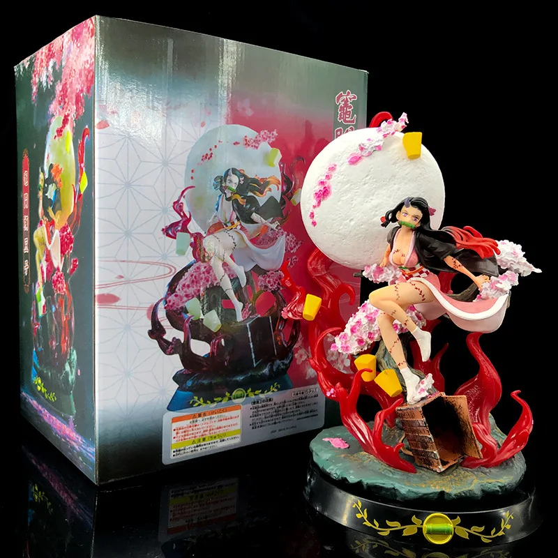 Фигурка аниме киметасу No Yaiba, фигурка рассекающего демонов крови Nezuko, высота 33 см, большая модель, украшения, ПВХ анимационные производные
Фигурка аниме киметасу No Yaiba, фигурка рассекающего демонов крови Nezuko, высота 33 см, большая модель, украшения, ПВХ анимационные производные