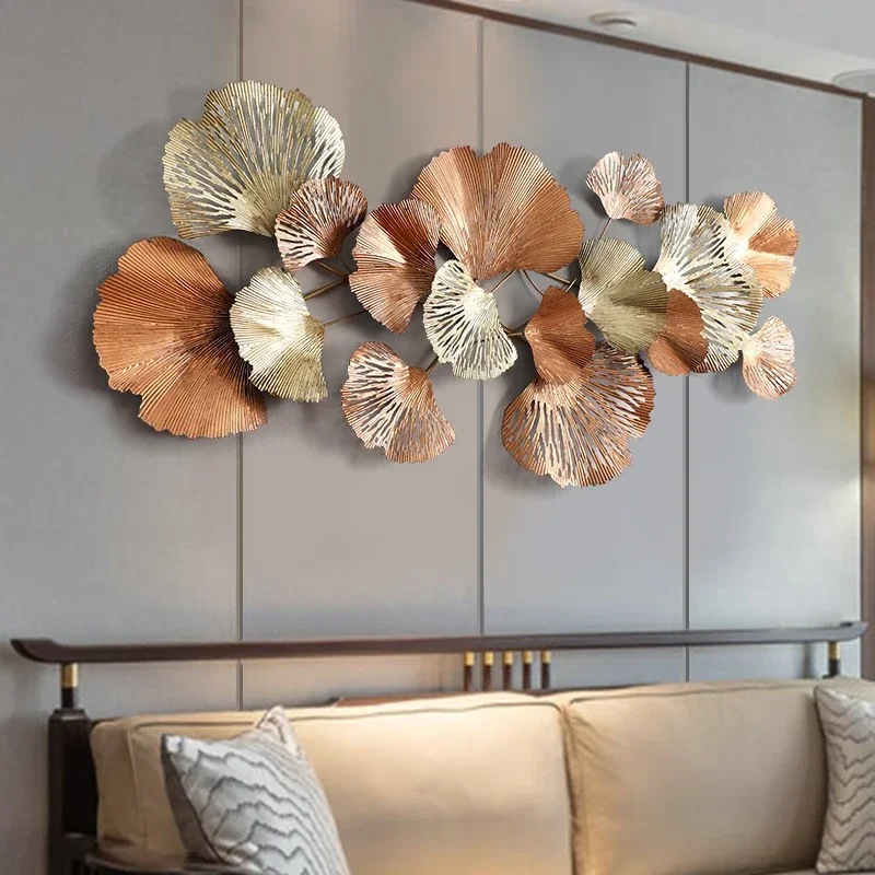 New Chinese Living Room Background Porch Metal Wall Decoration Iron Pendant Modern Creative Ginkgo Leaf Home Decoration
New Chinese Living Room Background Porch Metal Wall Decoration Iron Pendant Modern Creative Ginkgo Leaf Home Decoration