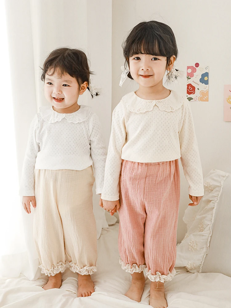 Spring New Children Clothes Baby Girls Hollow Jacquard Doll Collar Small Fresh T Shirt
Spring New Children Clothes Baby Girls Hollow Jacquard Doll Collar Small Fresh T Shirt