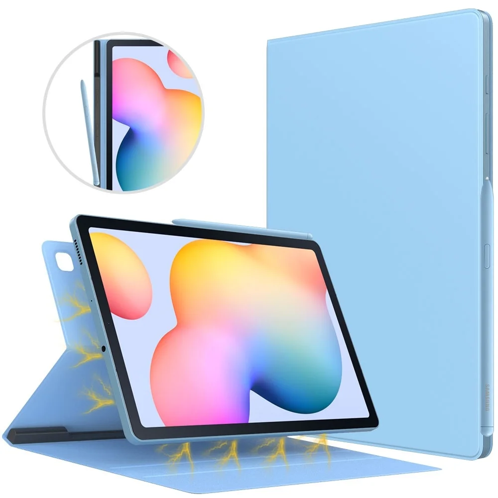 Чехол для нового Samsung Galaxy Tab S6 Lite 10,4 дюйма 2020 (SM-P610/P615), ультратонкий легкий чехол с магнитной подставкой s6 lite
Чехол для нового Samsung Galaxy Tab S6 Lite 10,4 дюйма 2020 (SM-P610/P615), ультратонкий легкий чехол с магнитной подставкой s6 lite