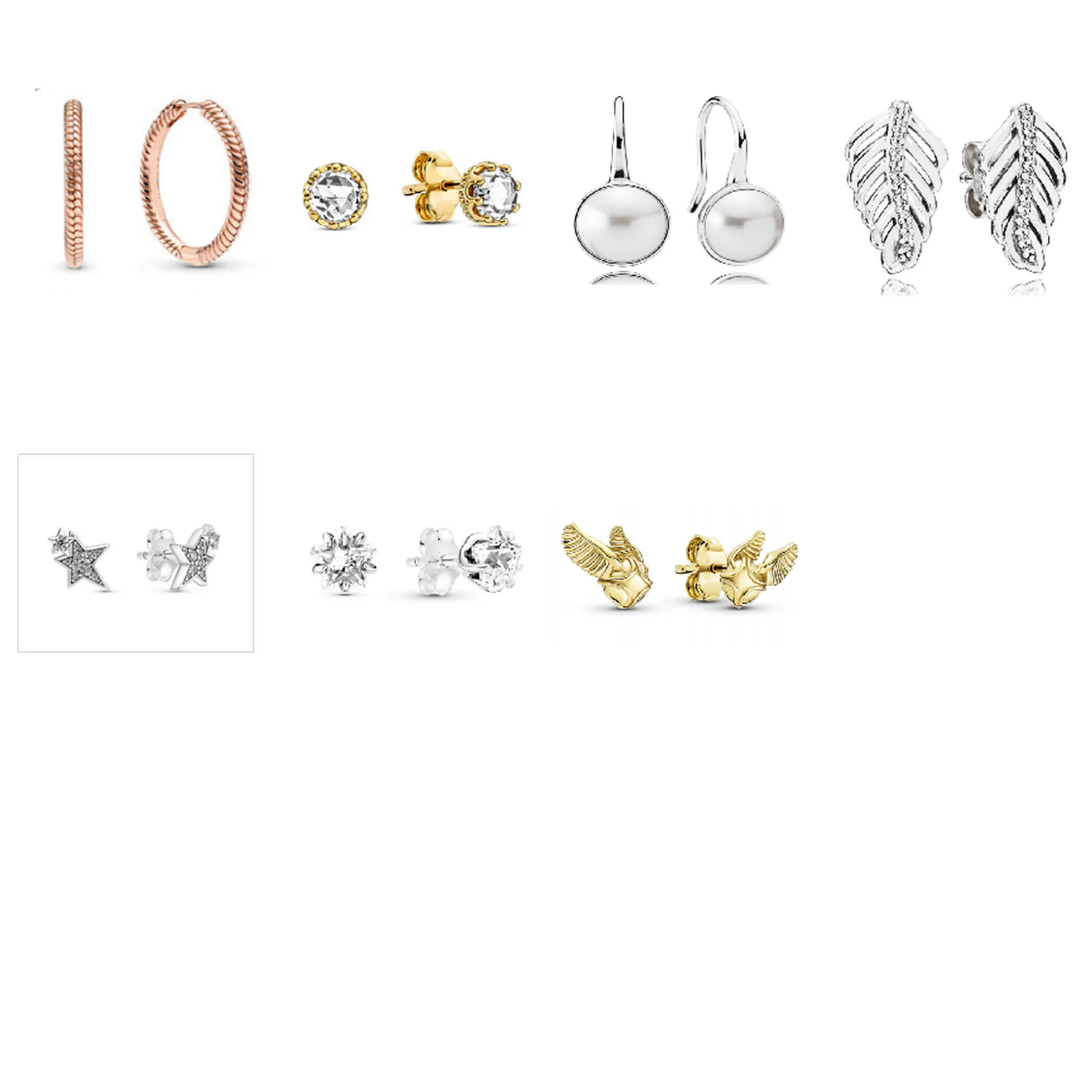 Pan Genuine 925 Sterling Silver Asymmetric Heart-shaped Feather Earrings European Style Ladies DIY Jewelry Earrings
Pan Genuine 925 Sterling Silver Asymmetric Heart-shaped Feather Earrings European Style Ladies DIY Jewelry Earrings