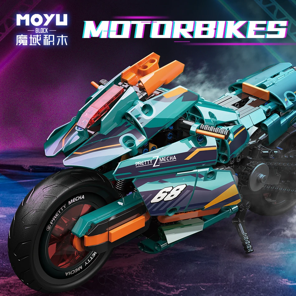BZDA Technical Moc Famous Racing Motorcycle Model Building Block Toy Speed Motorbike Vehicle Bricks Birthday Gifts For Boyfriend
BZDA Technical Moc Famous Racing Motorcycle Model Building Block Toy Speed Motorbike Vehicle Bricks Birthday Gifts For Boyfriend