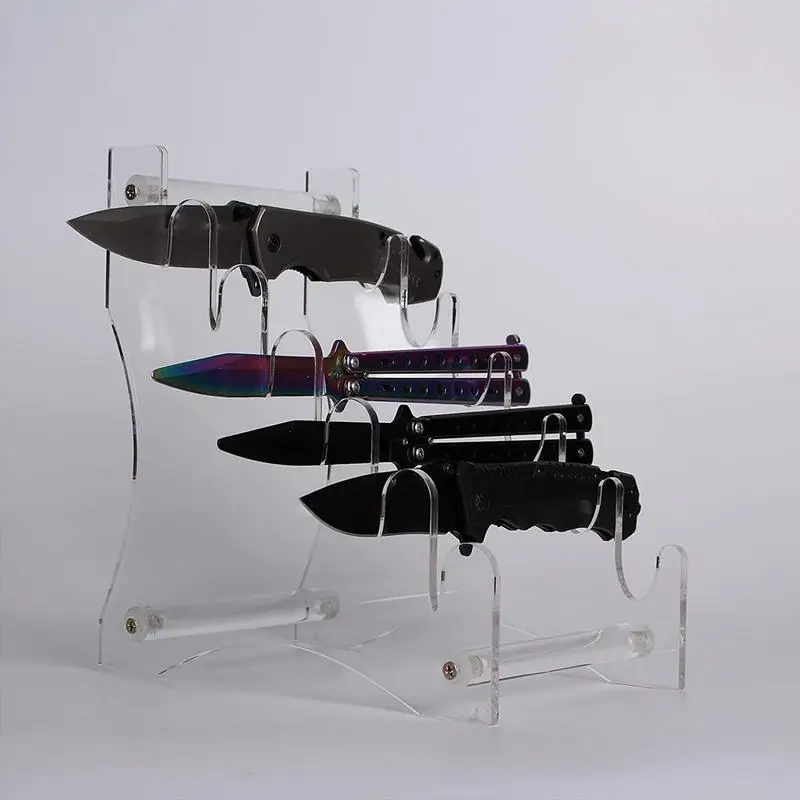 5 Tiers Acrylic Knife Display Stand Transparent Knife Holder Multipurpose Display Rack Kitchen Organizer Knives Cutlery Storage
5 Tiers Acrylic Knife Display Stand Transparent Knife Holder Multipurpose Display Rack Kitchen Organizer Knives Cutlery Storage