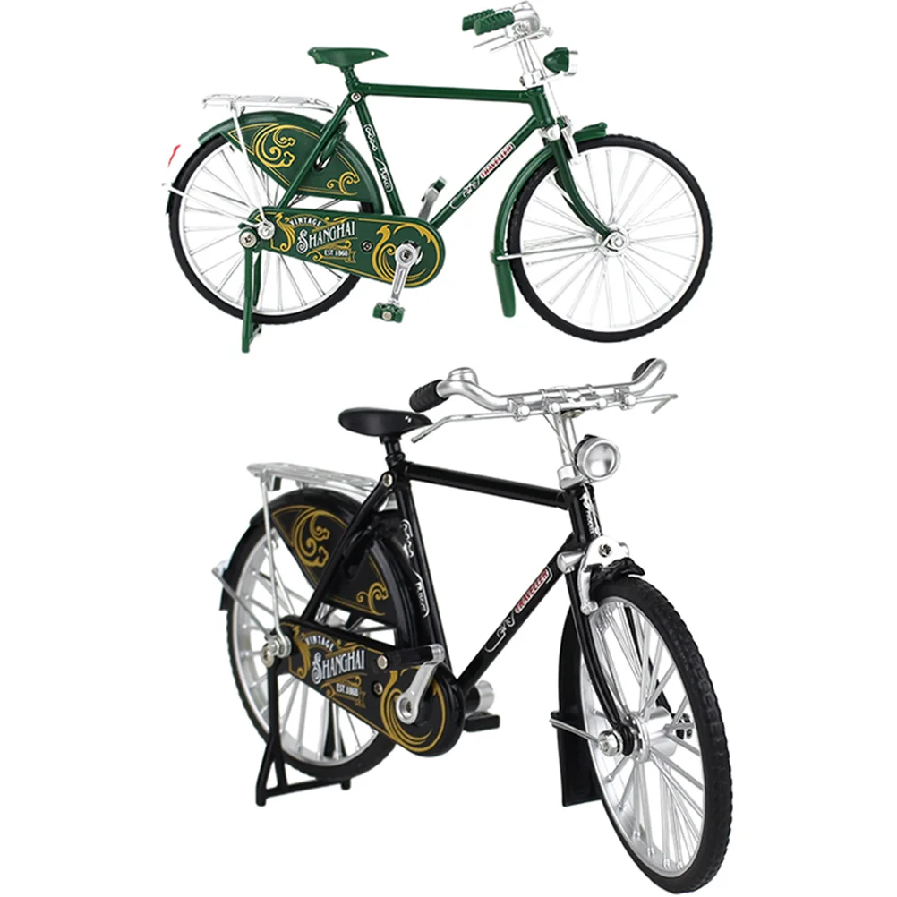 2pcs Miniature Bike Modeling Models Old-fashioned Bike Figurine Desktop Adornment
2pcs Miniature Bike Modeling Models Old-fashioned Bike Figurine Desktop Adornment