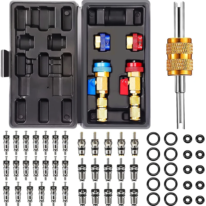 Automotive AC R134A R1234YF Valve Core Tool, Air Condition Valve Core A/C R12 Refrigeration Valve Core Remover Tool
Automotive AC R134A R1234YF Valve Core Tool, Air Condition Valve Core A/C R12 Refrigeration Valve Core Remover Tool