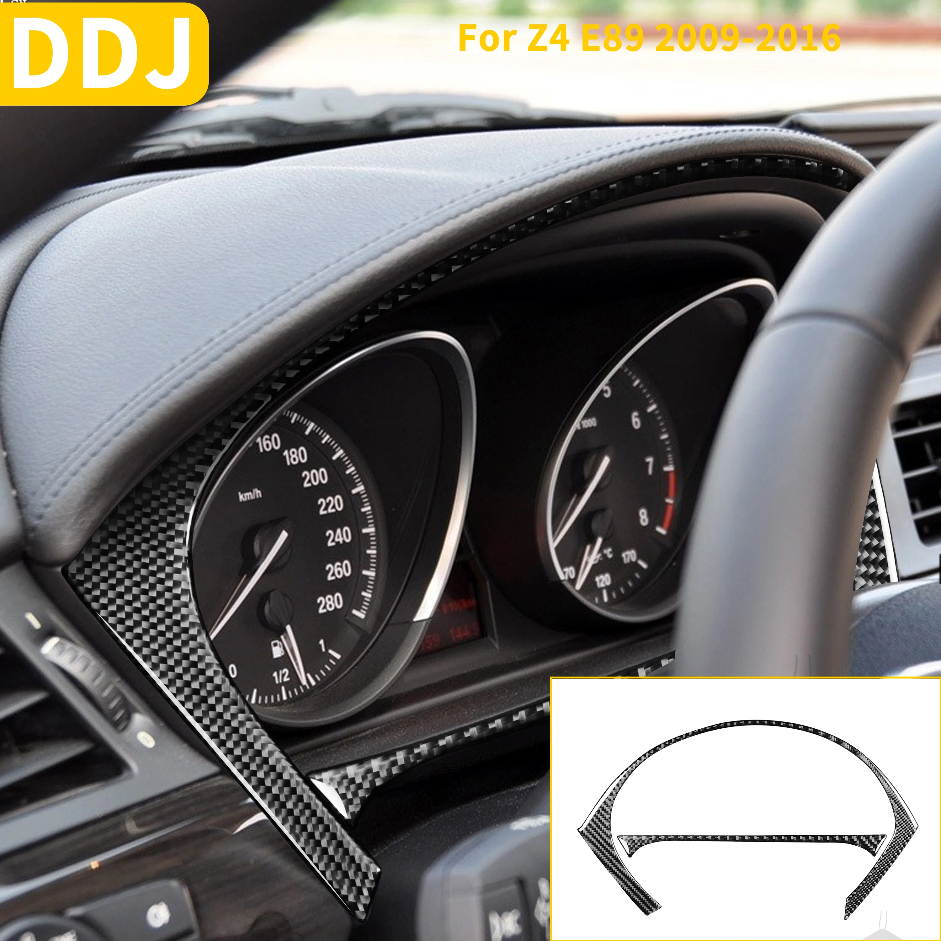 For BMW Z4 E89 2009-2016 Roadster Speedometer Frame Sticker Carbon Fiber Cover Car Instrument Surround Trim Interior Accessories
For BMW Z4 E89 2009-2016 Roadster Speedometer Frame Sticker Carbon Fiber Cover Car Instrument Surround Trim Interior Accessories