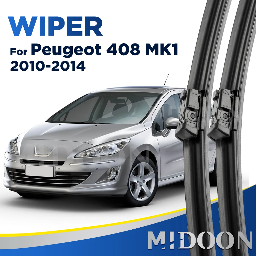 Щетки стеклоочистителя передние для Peugeot 408 MK1 2010-2014, 30 + 26 дюймов
Щетки стеклоочистителя передние для Peugeot 408 MK1 2010-2014, 30 + 26 дюймов