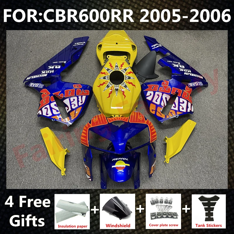 New ABS Motorcycle Whole Fairings Kit for CBR600RR F5 2005 2006 CBR600 RR CBR 600RR 05 06 Bodywork full fairing set repsol
New ABS Motorcycle Whole Fairings Kit for CBR600RR F5 2005 2006 CBR600 RR CBR 600RR 05 06 Bodywork full fairing set repsol