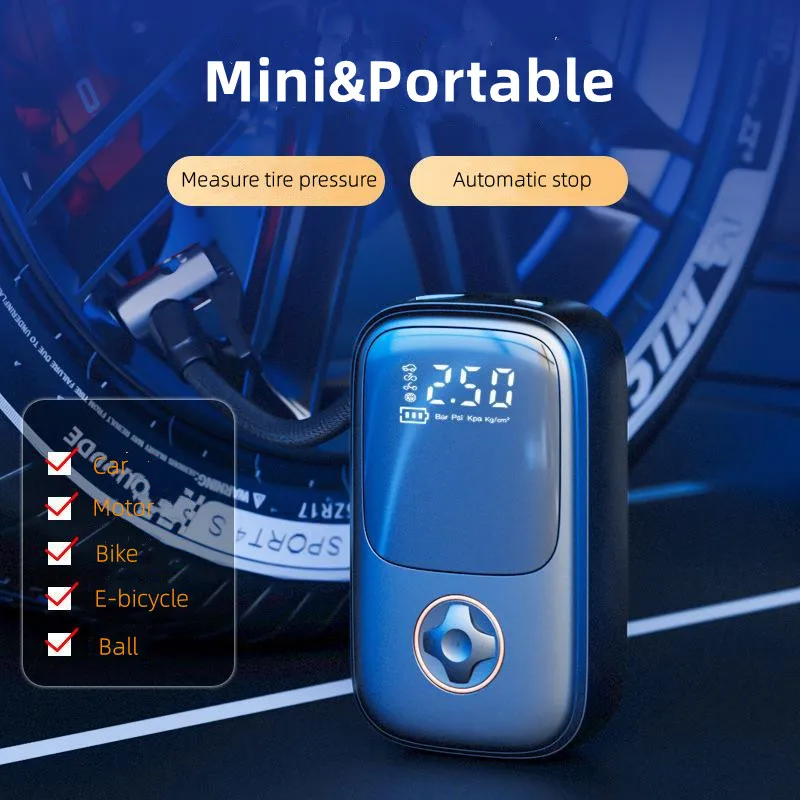 Электрический воздушный насос с фотолампой, внешний аккумулятор 12 В, беспроводной портативный автомобильный компрессор, воздушный насос для шин для мотоцикла, велосипеда
Электрический воздушный насос с фотолампой, внешний аккумулятор 12 В, беспроводной портативный автомобильный компрессор, воздушный насос для шин для мотоцикла, велосипеда