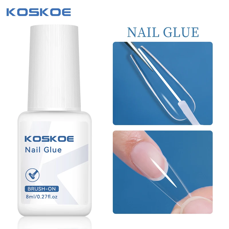 8ml Nail Glue Fast-Dry Adhesive with Brush Acrylic False Tips Powder Glitter Rhinestone Nails Art Tools Manicure
8ml Nail Glue Fast-Dry Adhesive with Brush Acrylic False Tips Powder Glitter Rhinestone Nails Art Tools Manicure