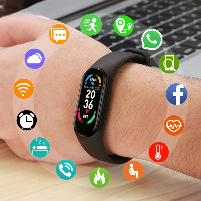 M6 Smartwatch Men Smart Watch Women Bluetooth Bracelet Heart Rate Blood Pressure Test Fitness Tracker Sport Watch Drop shipping
M6 Smartwatch Men Smart Watch Women Bluetooth Bracelet Heart Rate Blood Pressure Test Fitness Tracker Sport Watch Drop shipping