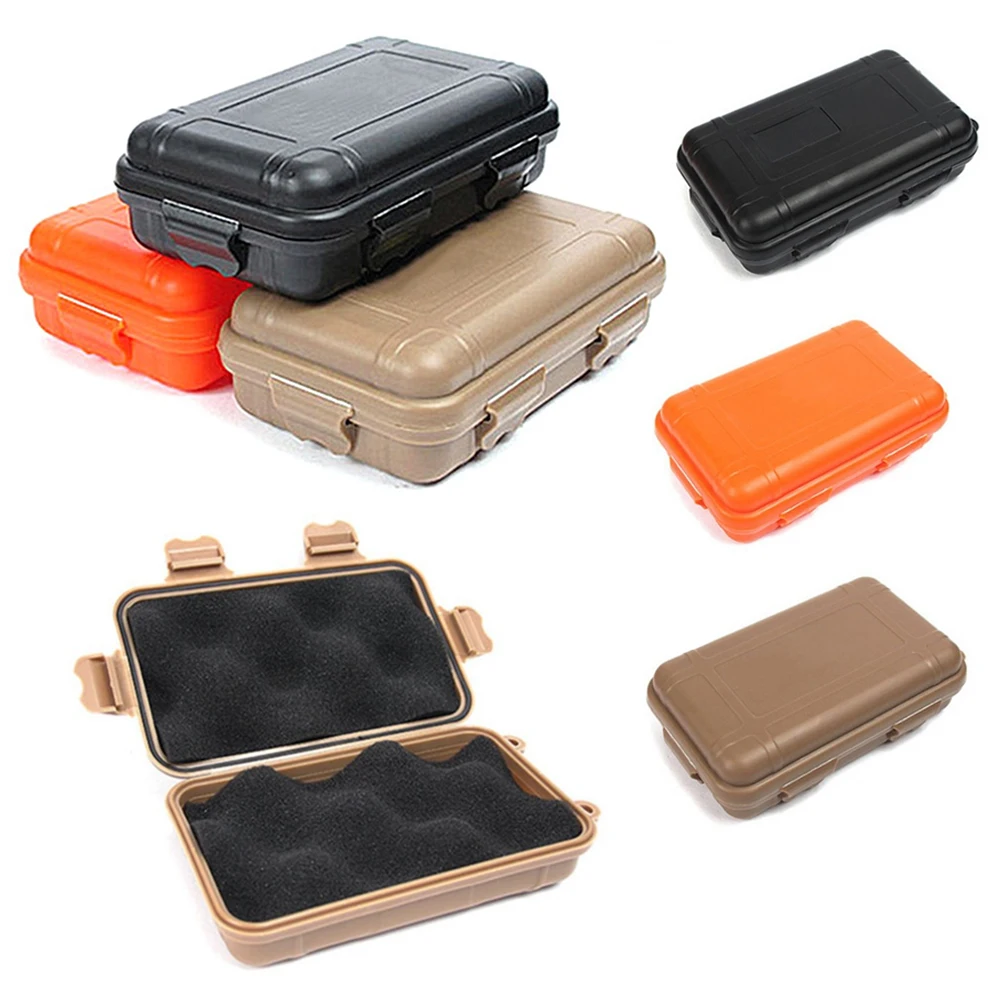 Outdoor Shockproof Waterproof Boxes Survival Airtight Case For Storage Matches Small Tools Travel Sealed Containers
Outdoor Shockproof Waterproof Boxes Survival Airtight Case For Storage Matches Small Tools Travel Sealed Containers
