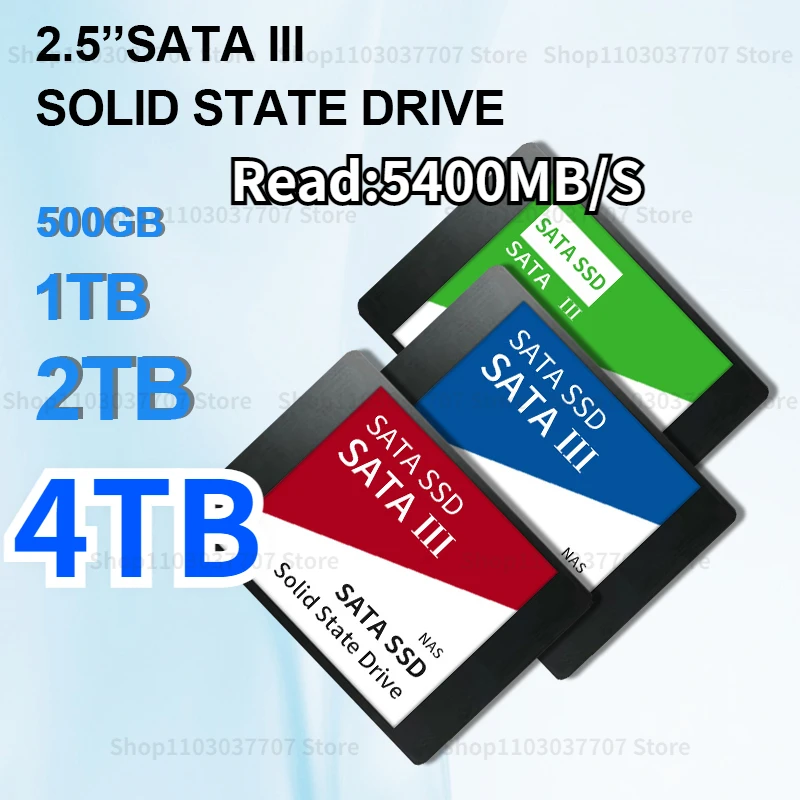 2.5 Inch SATAIII Internal Hard Drive Original High Speed SSD 1TB 2TB 4TB Solid State Hard Disk Drive HDD for Laptop Desktop ps5
2.5 Inch SATAIII Internal Hard Drive Original High Speed SSD 1TB 2TB 4TB Solid State Hard Disk Drive HDD for Laptop Desktop ps5