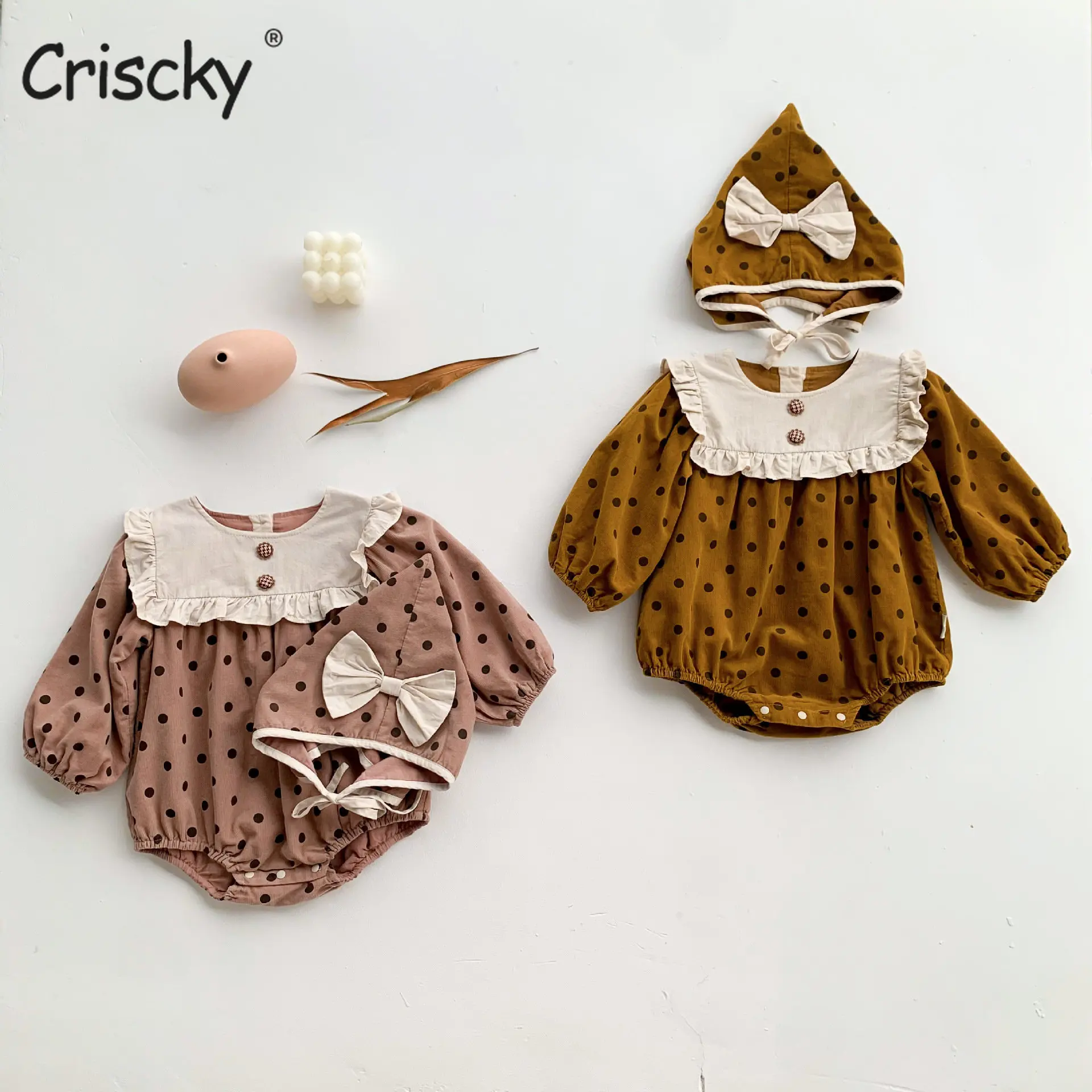 Criscky Baby Girls Knitted Bodysuit Spring Infant Newborn Long Sleeve Solid Jumpsuit Outfit Set Baby Spring Autumn Clothing
Criscky Baby Girls Knitted Bodysuit Spring Infant Newborn Long Sleeve Solid Jumpsuit Outfit Set Baby Spring Autumn Clothing