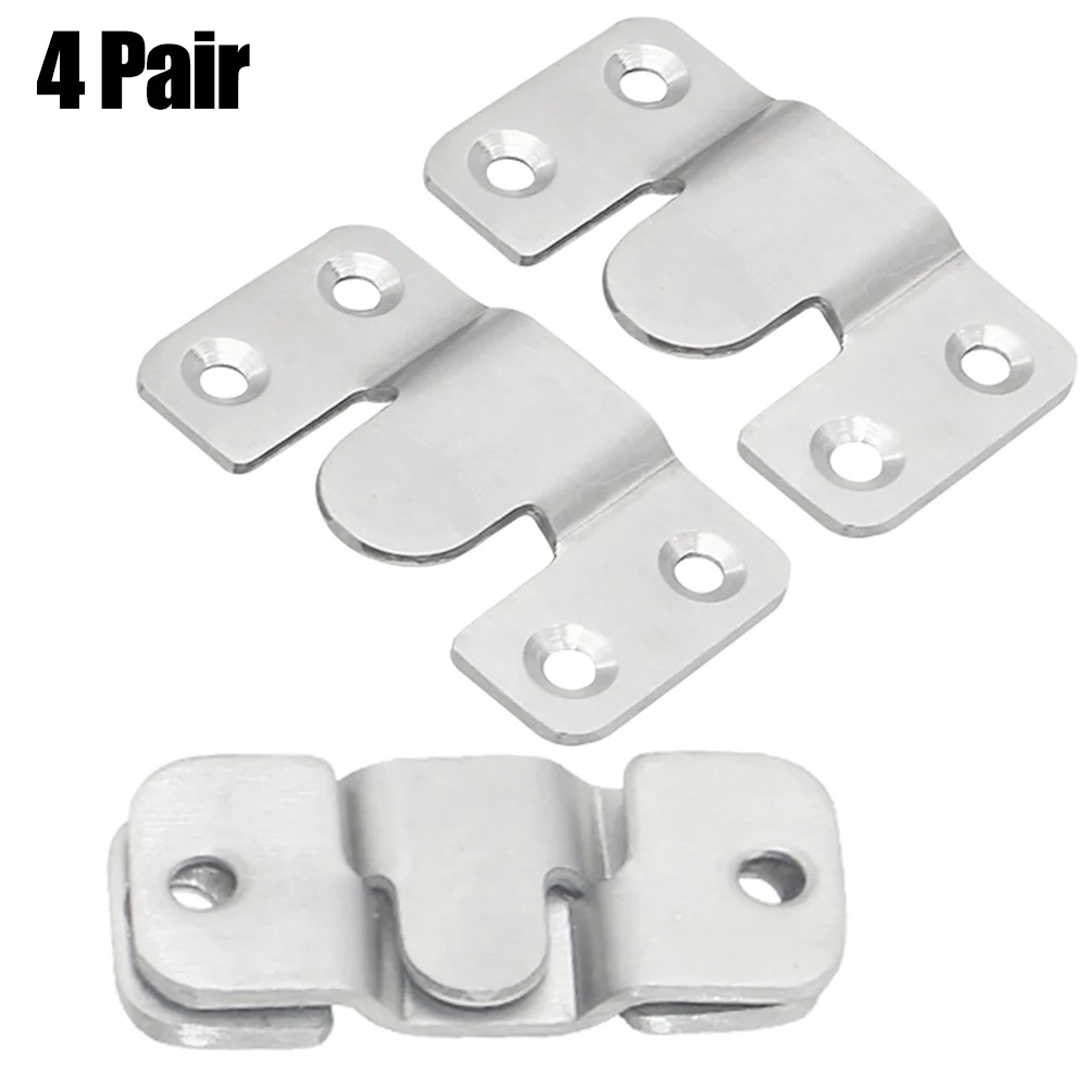 4Pair Stainless Steel Photo Frame Hook Picture Hangers 43*19mm 53*30mm Wall Picture Frame Hanger Display Hook Oil Painting Hooks
4Pair Stainless Steel Photo Frame Hook Picture Hangers 43*19mm 53*30mm Wall Picture Frame Hanger Display Hook Oil Painting Hooks