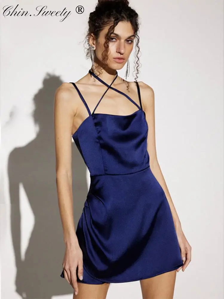 Lace Up Strap Backless A-ine Short Dress Women Sleeveless Sexy Ladies Vacation Party Summer Dresses High Waist Female Clothing
Lace Up Strap Backless A-ine Short Dress Women Sleeveless Sexy Ladies Vacation Party Summer Dresses High Waist Female Clothing