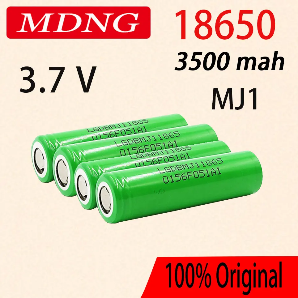 2023 2-20PCS 100% Original MJ1 3.7 v 3500 mah 18650 lithium battery For flashlight batteries for MJ1 3500 mah battery
2023 2-20PCS 100% Original MJ1 3.7 v 3500 mah 18650 lithium battery For flashlight batteries for MJ1 3500 mah battery