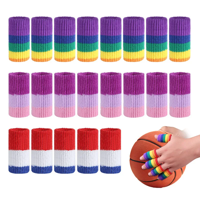10pcs Stretchy Sports Finger Sleeves Arthritis Support Finger Guard Outdoor Basketball Volleyball Finger Protection 
10pcs Stretchy Sports Finger Sleeves Arthritis Support Finger Guard Outdoor Basketball Volleyball Finger Protection