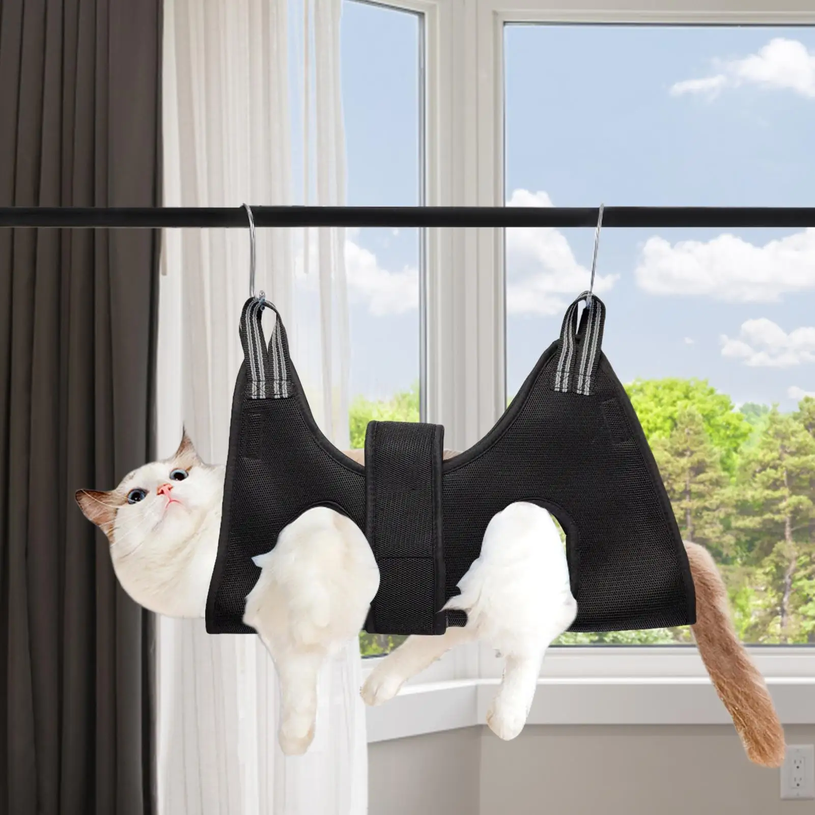Cat Grooming Nail Cutting Anti-Scratch Bite Fix Bag Bath Trimming Restraint Bag Puppy Beauty Hammock Hanging Small Pet Supplies
Cat Grooming Nail Cutting Anti-Scratch Bite Fix Bag Bath Trimming Restraint Bag Puppy Beauty Hammock Hanging Small Pet Supplies