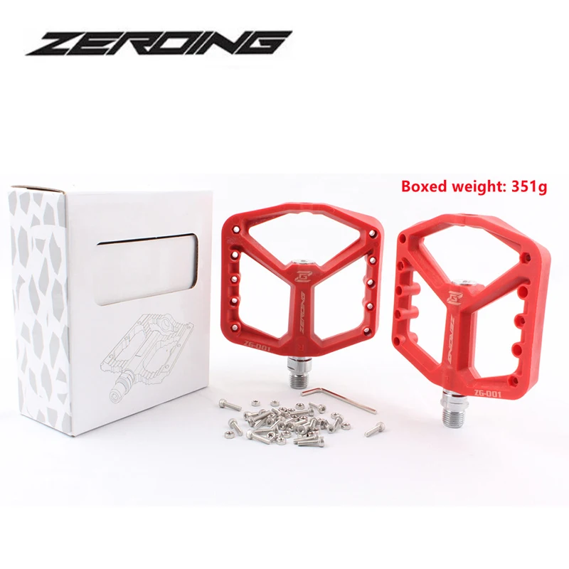 ZEROING Ultralight Nylon Bicycle Pedal Mountain Bike Pedal Double 2Bearing Road Pedals Wide Flat Non-slip Mtb Pedal Cycling Part
ZEROING Ultralight Nylon Bicycle Pedal Mountain Bike Pedal Double 2Bearing Road Pedals Wide Flat Non-slip Mtb Pedal Cycling Part